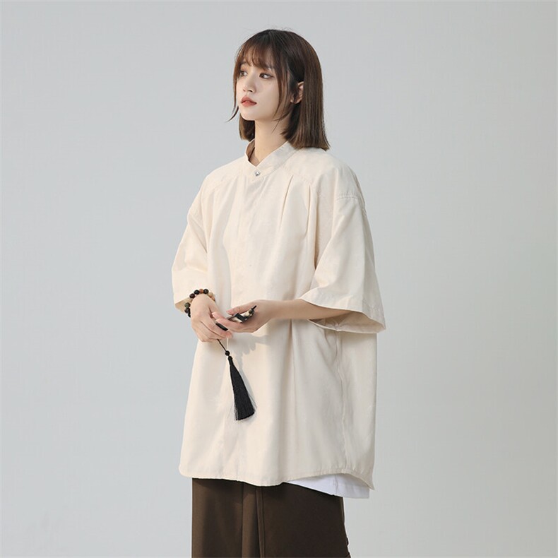 爆现货夏季2026春季印花风冰凉薄款港风高街男女衬衣C222-TP35,男装衬衫,电商A170