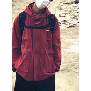 长袖秋冬冲锋衣夹克棉衣外套男女青少年春秋连帽常规款 J636图片