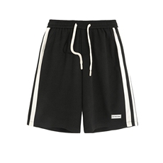 美式条纹高街男拼接速干设计感休闲短裤X416B-1-DK3122-特P25控58，男装牛仔裤，星座416B-1