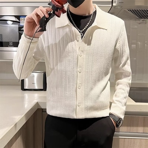 美式街头设计感纯色纽扣开衫 S518 P48图片