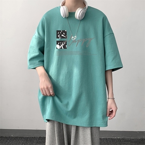 230g重磅纯棉短袖t恤男大码半袖半截袖 DX17431-P20图片