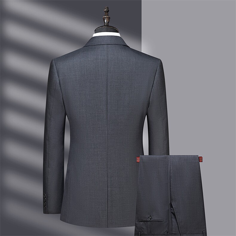 男士2023年秋季西服礼服西装修身商务休闲男装西装套装,男装西服套装,电商B360