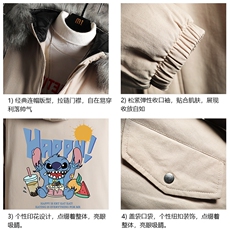MM48077-P130冬季大毛领棉衣男士大码加厚棉袄男棉服网格，男装棉衣，电商A040A