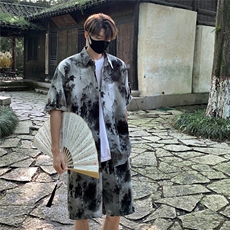 1山水套装TZ77823特P50衬衫DCS77824特P30DK77825特P20套装控98，男装衬衫，星座226-2