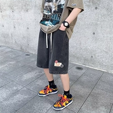青春流行潮流文艺五分裤简约夏季新款男气质潮牛仔裤XD3115，男装牛仔裤，星座208-5