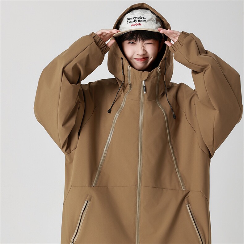 Cityboy情侣时尚连帽冲锋衣外套夹克团体班服,男装夹克,星座301D-5(原星座1415）