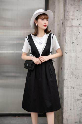 假两件连衣裙，女装连衣裙，艾依佳人