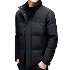中年羽绒服男士2026年冬季加厚保暖白鸭绒上衣休闲面包服外套男款，男装羽绒服，电商B212（原钱塘6029）