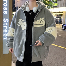 冬款加绒加厚棉衣羊羔绒潮流外套青少年ins男装MY108P110控价158，男装棉衣，电商A086