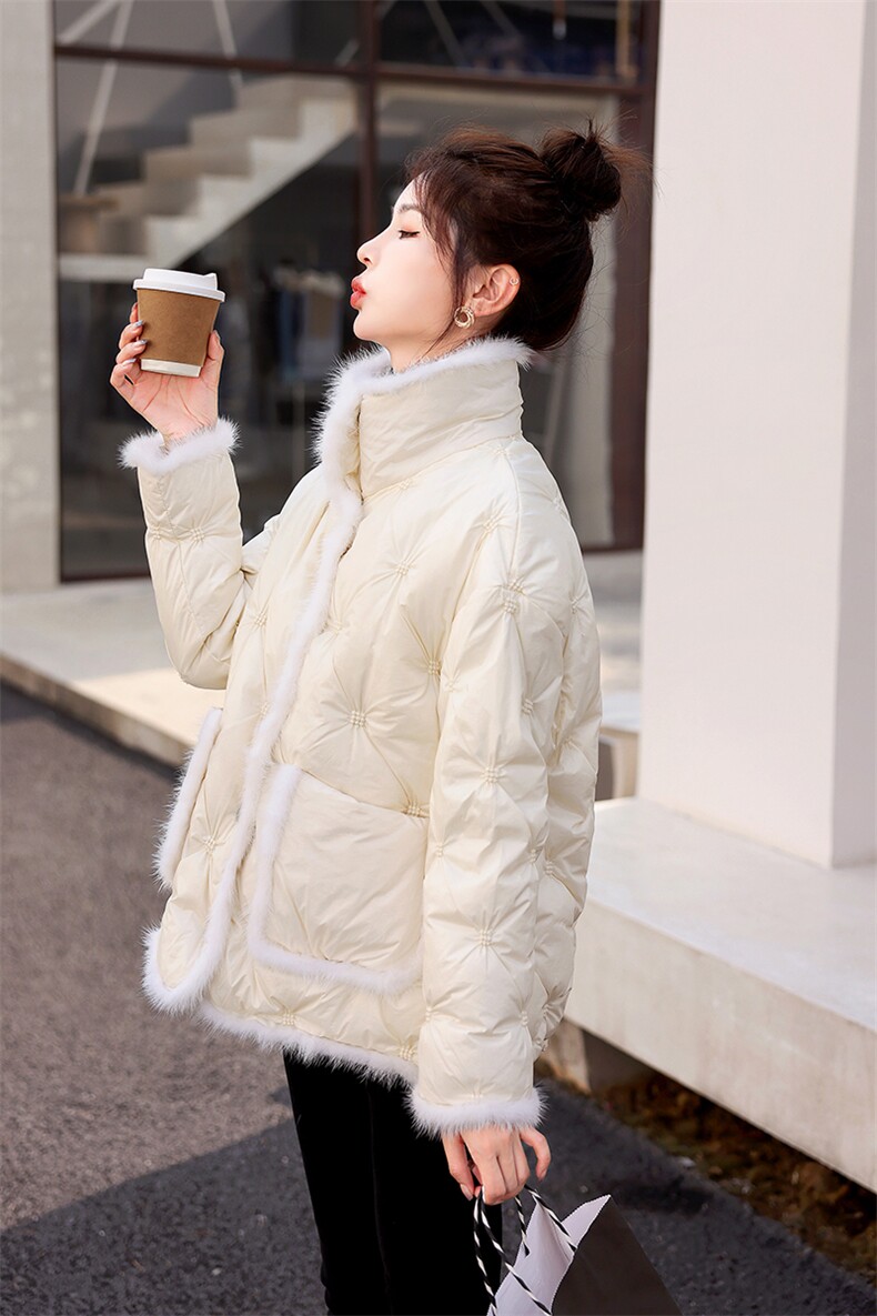 【经典现货】水貂毛羽绒服2C081-9808P275K398,女装羽绒服,2C081