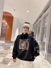 2021冬季复合婴儿绒加厚保暖卫衣，女装卫衣/绒衫，柏旺阁