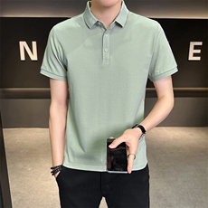 夏季新款短袖型男纯色POLO衫T恤休闲百搭半袖上衣PL88-P33，男装T恤，星座310B-3