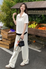 时尚半拉链撞色针织衫显瘦百搭修身毛衣，女装针织衫/毛衣，鑫慧