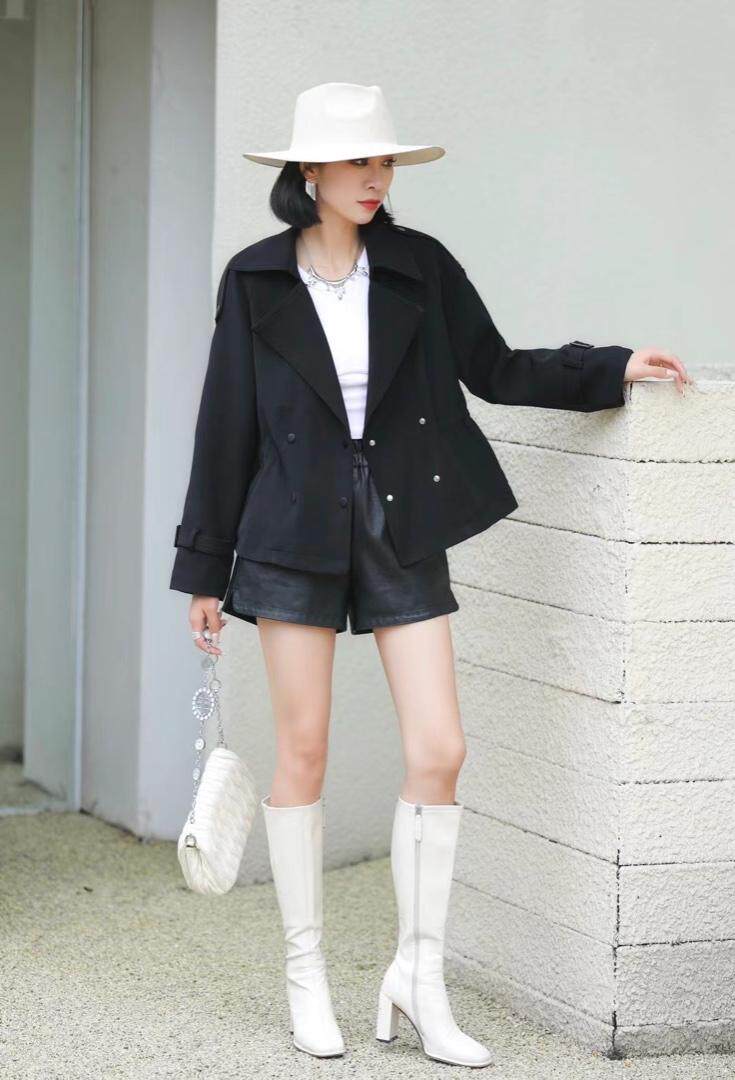 风衣外套，女装风衣，MZ 慕姿