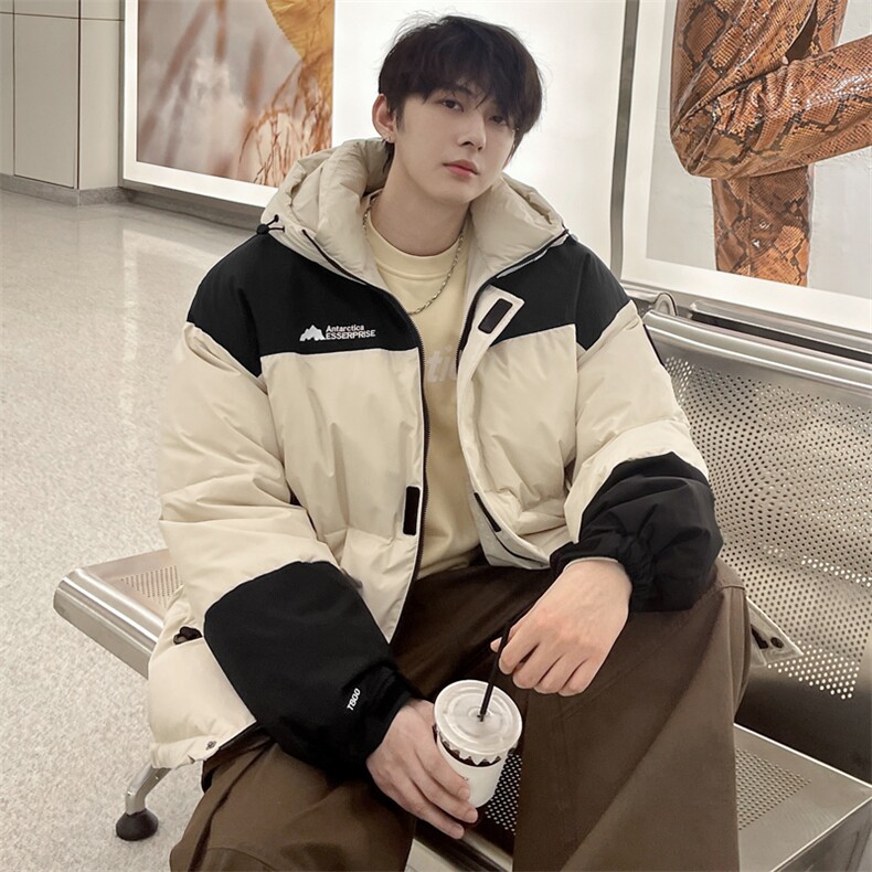 羽绒服男冬季新款港风休闲宽松白鸭绒外套YR920-P160(控价208元）,男装羽绒服,星座214-3