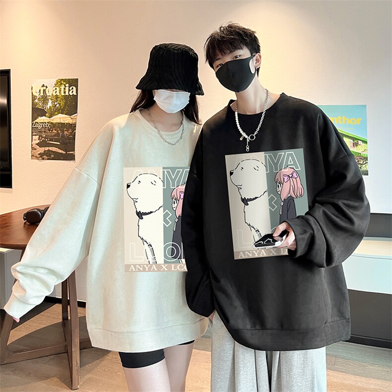 麂皮绒卫衣男大码重磅长袖t恤男JW81365-P35,男装卫衣,电商A040