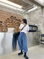 时尚工装休闲裤，女装休闲裤，CHONCAI宠爱