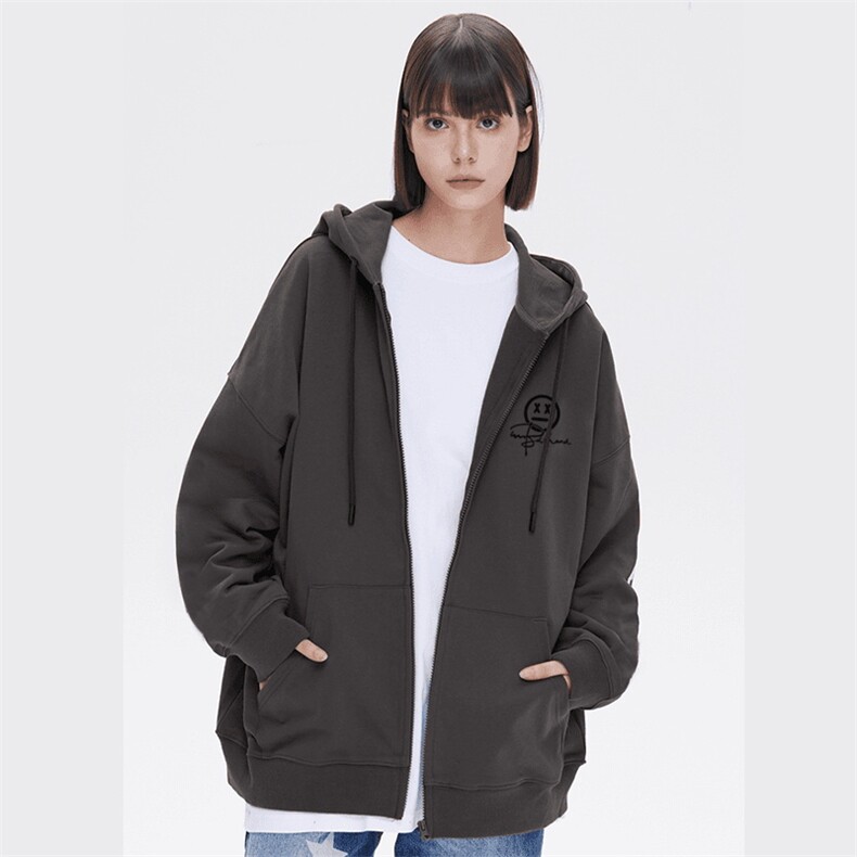 小恶魔秋冬季重磅印花卫衣外套1611B-WT02-P68加绒元,女装短外套,星座1611B