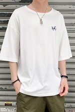 短袖男t恤潮流夏季男士宽松圆领纯棉上衣体恤半袖DS344TP25，男装T恤，电商A102