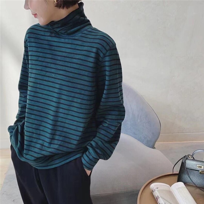 彩色条纹打底衫，其它，简单小珍