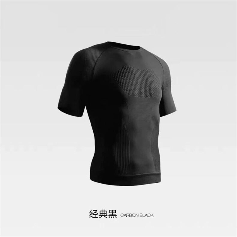 美式修身吸湿排汗训练健身运动短袖运动速干圆领上衣T恤DT23P35,男装T恤,电商D256-1(原A064-1)