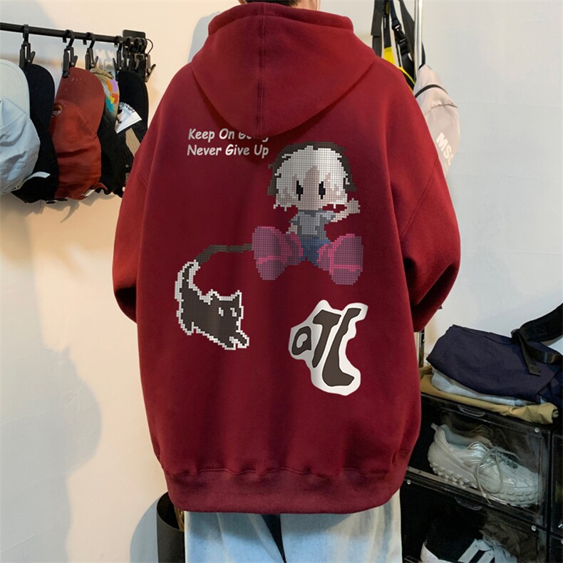 ！连帽圆领卫衣男装港风帽衫男LM160-P35,男装卫衣,电商B367