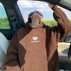 XZ301B-JB2002-P68秋装新款重磅水洗复古松连帽卫衣，男装卫衣，星座301B