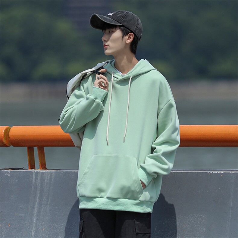 秋季新款男cityboy风百搭连帽卫衣VE2010-P54控78,男装卫衣,星座717