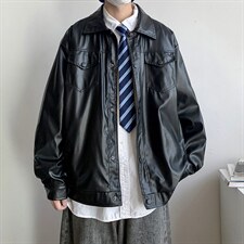 潮流夹克潮男春季皮衣外套W22P60，男装夹克，星座1116-2