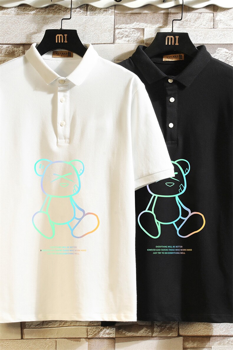 PL57139-P35翻领短袖polo衫男大码胖子半袖t恤男有领保罗衫,男装Polo衫,电商A040A