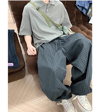 潮流简约气质流行休闲长裤文艺时尚慵懒百搭ins原宿无品牌新款，男装休闲裤，星座218-1（原230）