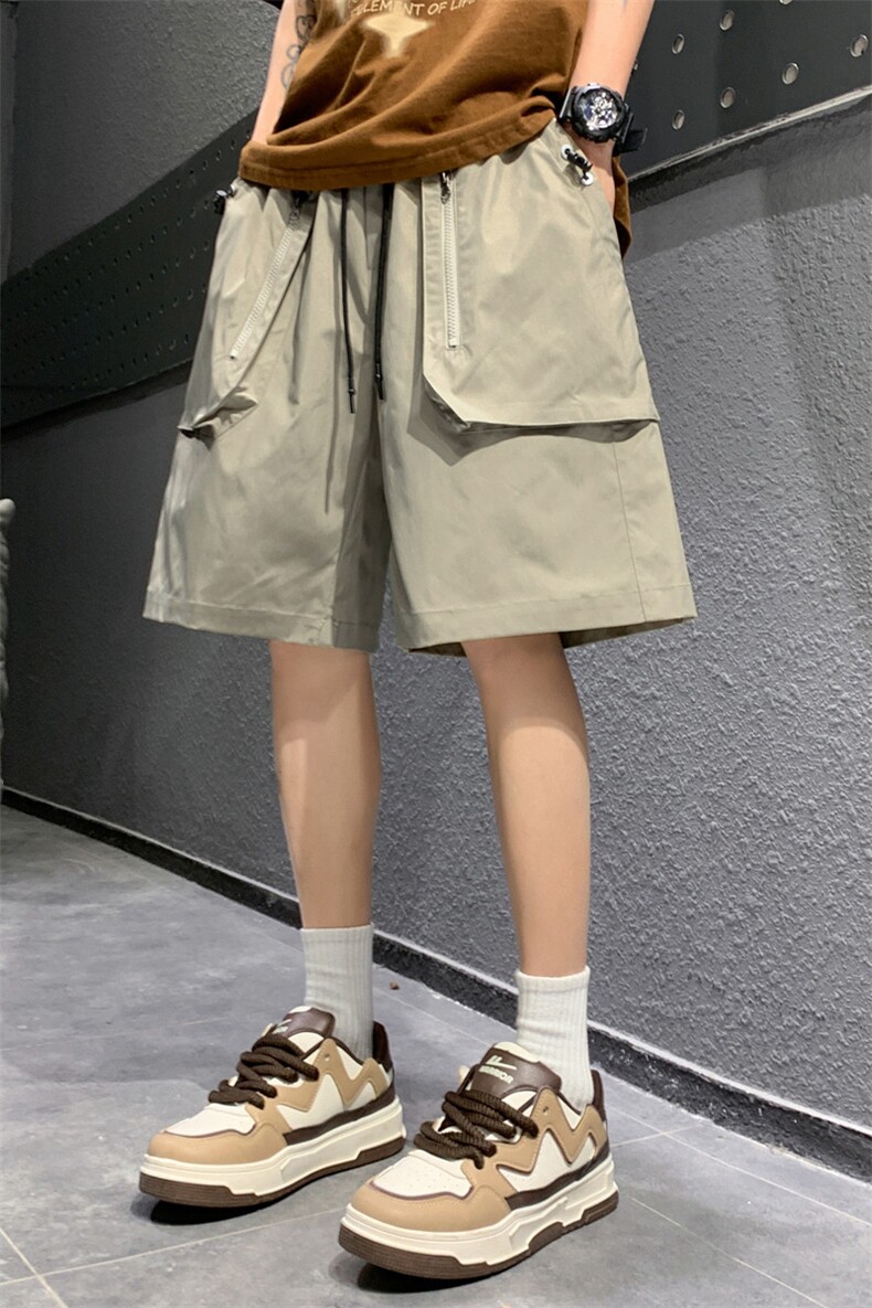 高品夏季工装短裤男纯色宽松大码运动五分裤DSA157B-D603-特P40,男装牛仔裤,电商A157B