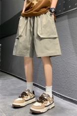 高品夏季工装短裤男纯色宽松大码运动五分裤DSA157B-D603-特P40，男装牛仔裤，电商A157B