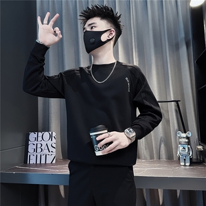 简约休闲圆领卫衣男社会小伙店主风301C-WY66-P58控88图片