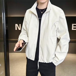 现货美式蝙蝠袖立领夹克外套男2026新款短款外套JK02636-P75图片