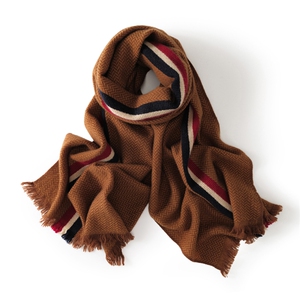 2025年秋季时尚百搭通勤简约休闲人字纹围巾，围巾，英皇羊绒