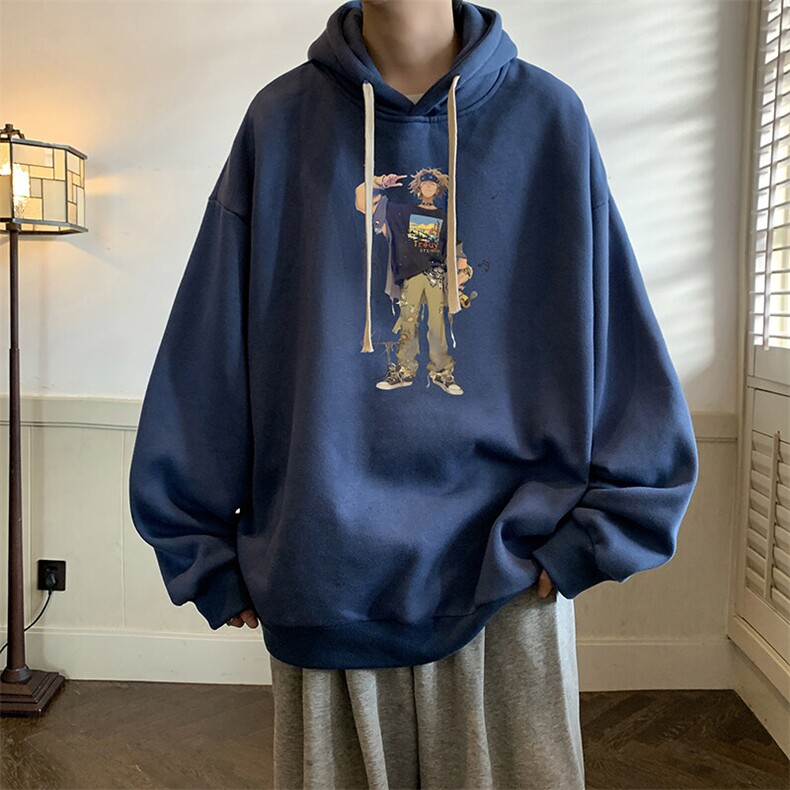 连帽卫衣男大码胖子帽衫大号运动服WY2419-P35,男装卫衣,电商A040