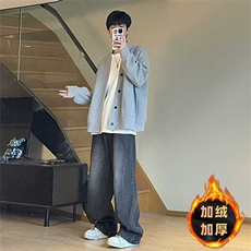 1506A/GW030/P44痞帅立领开衫外套宽松长袖卫衣美式潮牌，女装短外套，星座1506A