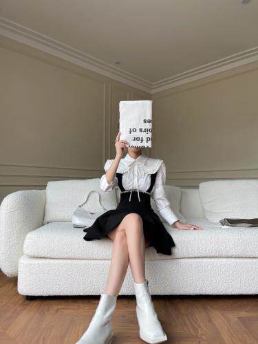 新款衬衫背带裙两件套，女装衬衫，LION&CAT(2F)