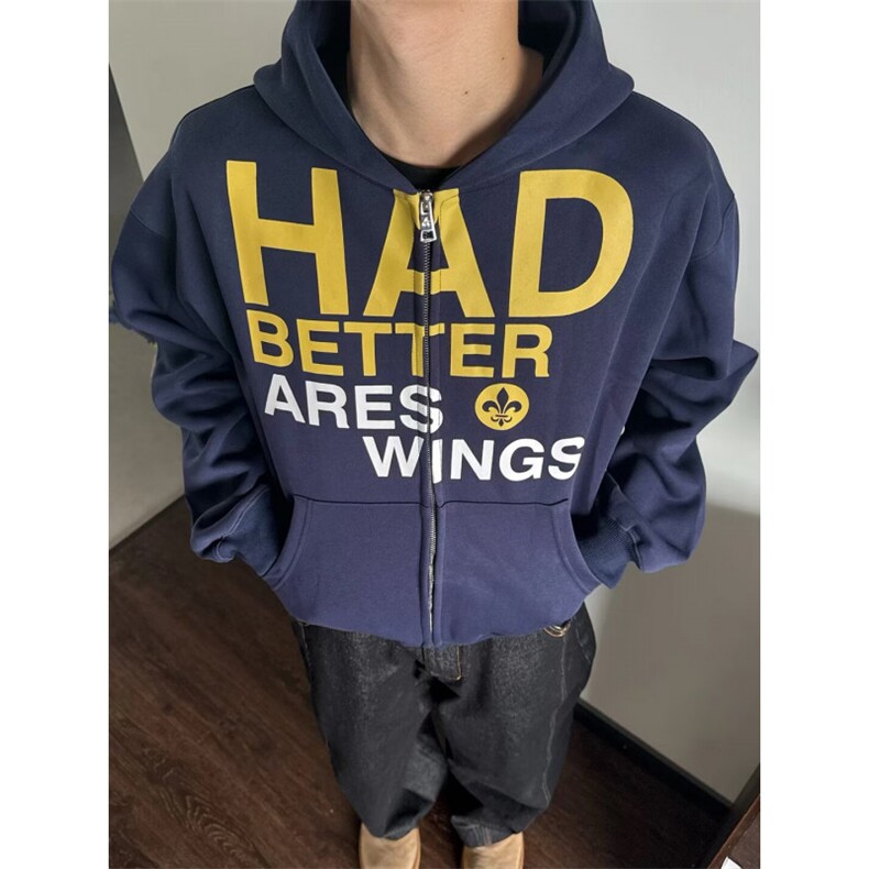 原宿时尚慵懒百搭日系气质文艺新款重磅420克ins卫衣WB501-P53，男装卫衣，星座412-3