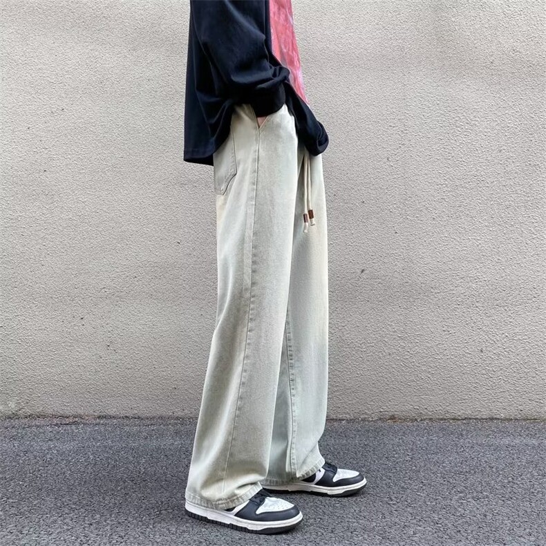 牛仔裤男秋季潮大码休闲裤子高街K638P45,男装牛仔裤,星座1116-2