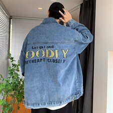 男秋季外套潮牌街头牛仔夹克R001P60，男装夹克，星座1116-2