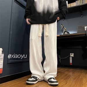 XZ616 早秋新款冰丝褶皱休闲裤 TY319 P45控58图片