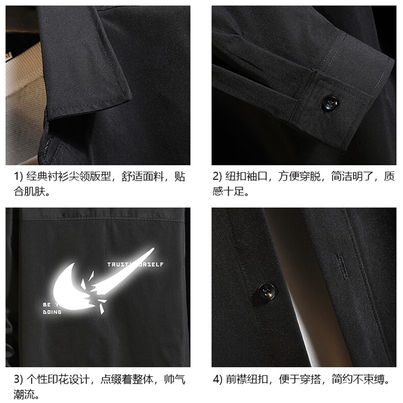 CS15111-P38加绒款-P48长袖衬衫男士大码宽松衬衣男寸衫男寸衣,男装衬衫,电商A040A