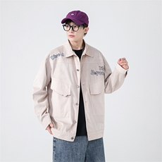 春秋季百搭休闲宽松灯芯绒夹克男士JK152-P60，男装夹克，星座1204