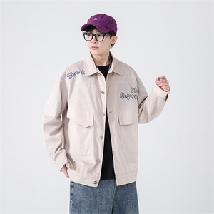 春秋季百搭休闲宽松灯芯绒夹克男士 JK152-P60图片