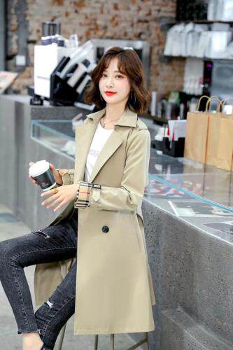 【新款】秋季新款风衣外套，女装风衣，时尚靓女孩