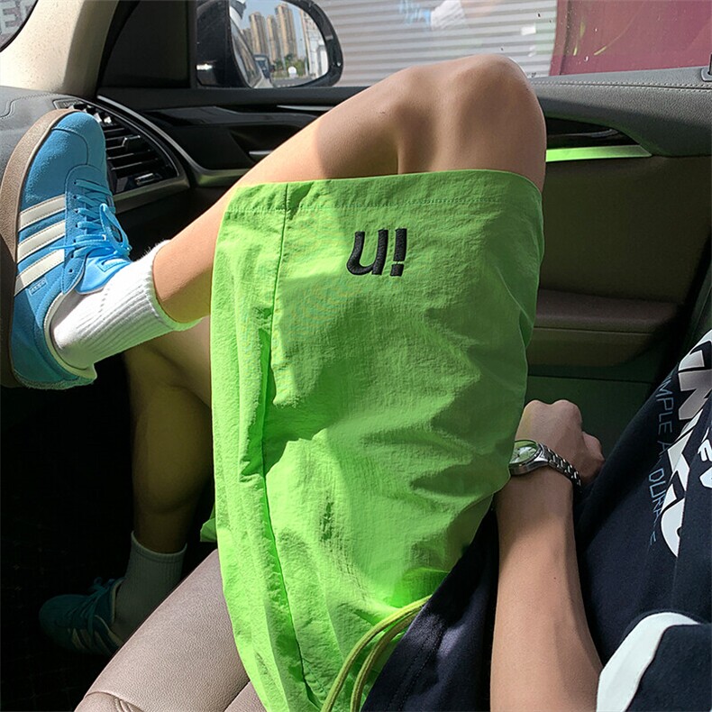 08夏季速干情侣运动短裤多巴胺透气五分裤XZ211-1-K2527-P35控48,男装牛仔裤,星座211-1