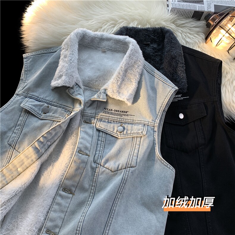 MJ223J-p68-限价98M-5XL抖音情侣棉马甲加绒大码羊羔毛cityboy，女装马甲，星座116