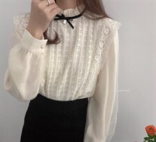 爆-磨毛系列-蕾丝上衣，其它，新袖
